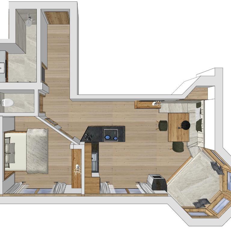 Appartementhaus Sonnenschein - Appartamento con 1 Camera da Letto - 2