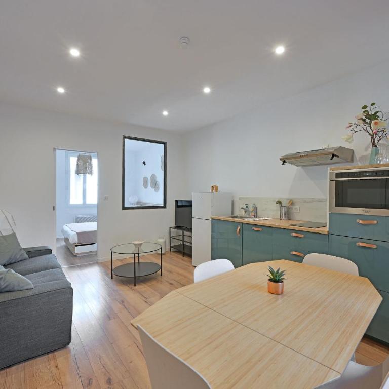 Appart LeNA - Proche Place des corps saints - Clim - Wi-Fi - One-Bedroom Apartment - 1