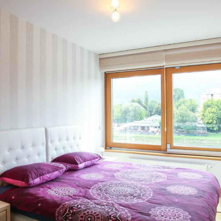 VIP Apartments - Apartman sa 1 Spavaćom Sobom i Pogledom na Planinu i Reku - 9