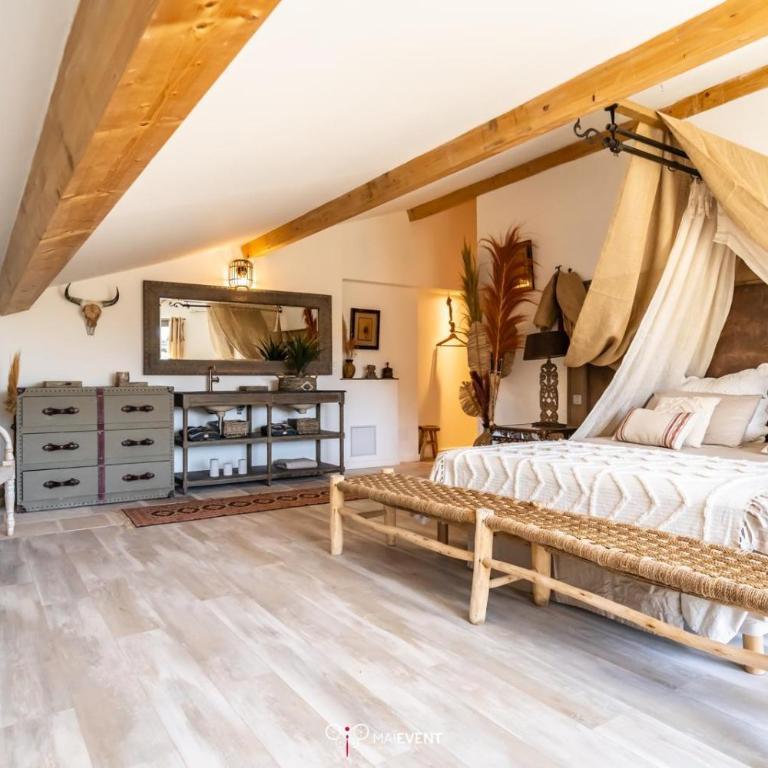 VILLA au Cap Brun, 4 belles chambres, Piscine - Deluxe Vierbettzimmer - 11