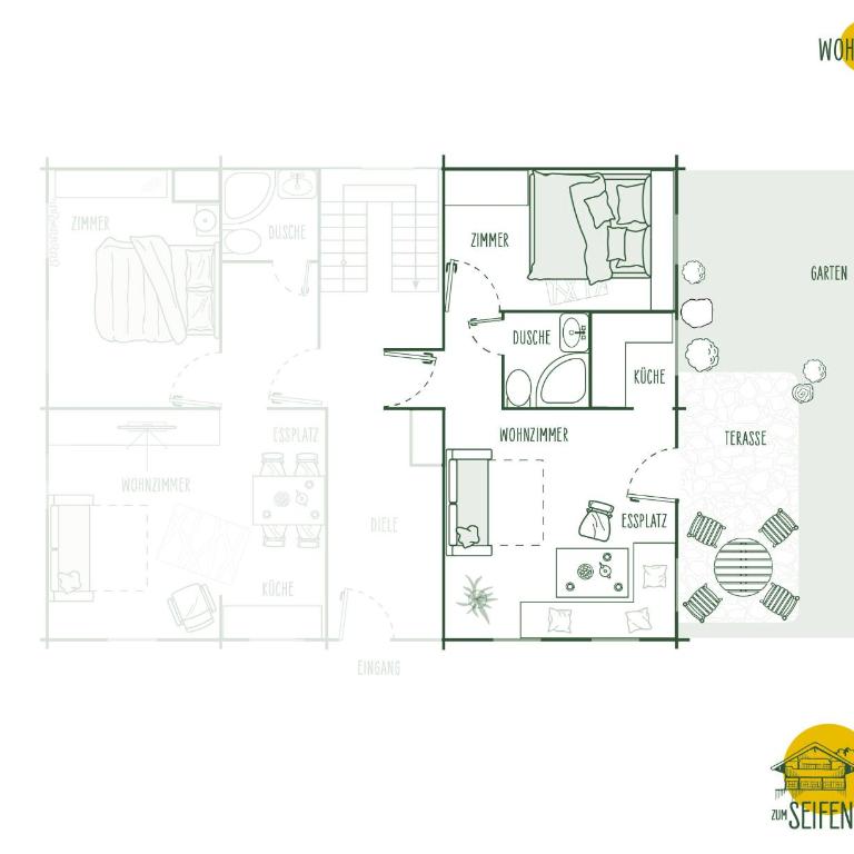 Zum Seifensieder - Apartment mit 1 Schlafzimmer - 12