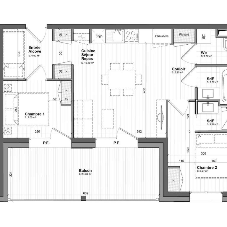 Appartement neuf 50m², 2 chambres, WIFI, parking couvert - FR-1-293-398 - Appartamento - 2