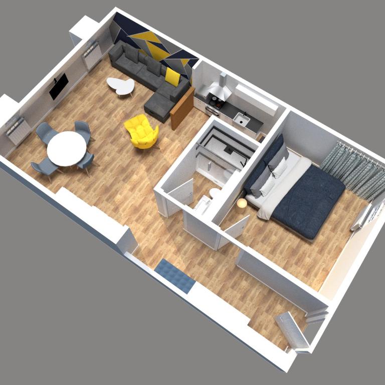 Les toits de Dieppe - appartement en plein cœur du centre ville - Appartement 1 Chambre - 17