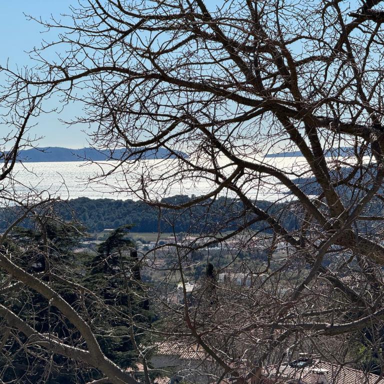 Studio le Nid, vue mer, village et collines avec terrasse - Studio - Vue sur Mer - 7