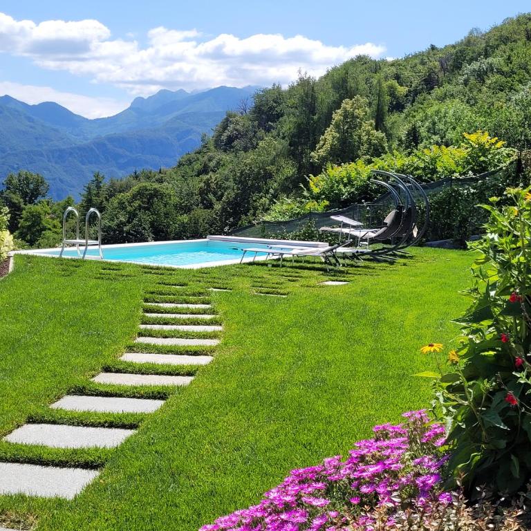 PARADISE VILLA VISTA LAGO DI COMO A MENAGGIO - Villa mit privatem Pool - 2