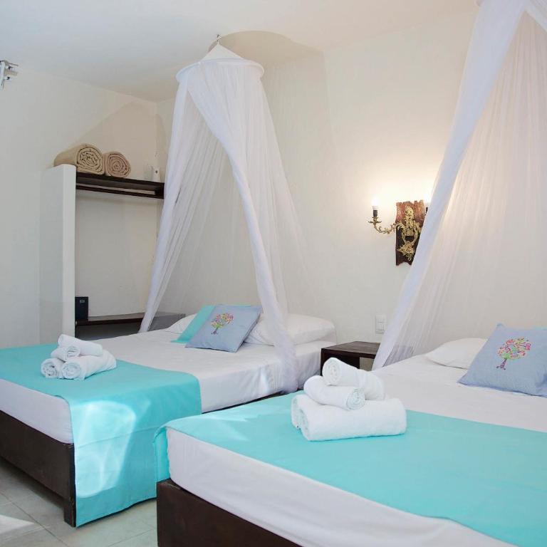 Punta Piedra Beach Posada - Habitación Doble Estándar - 2 camas - 6