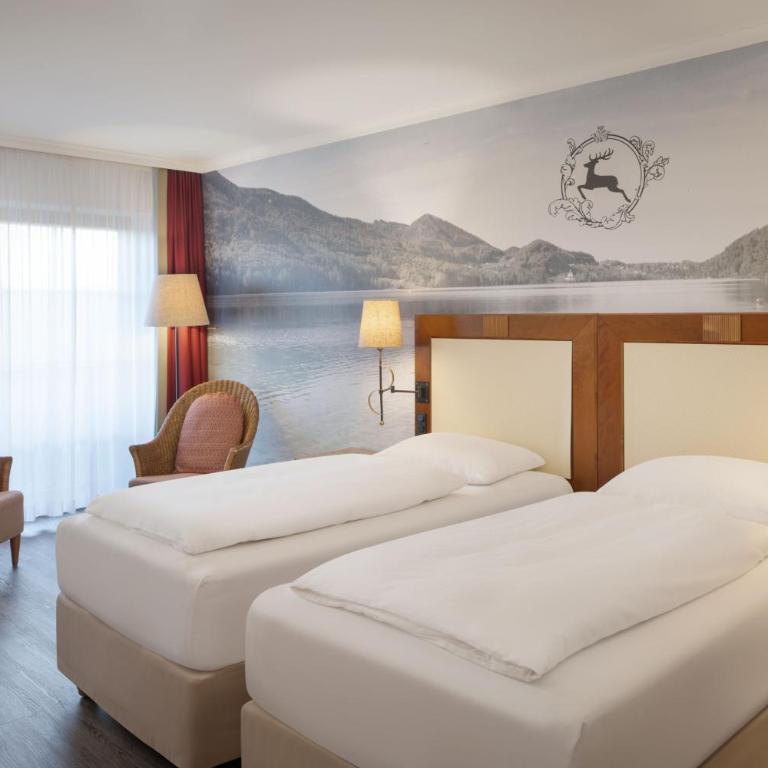 Arabella Jagdhof Resort am Fuschlsee, a Tribute Portfolio Hotel - Comfort Zweibettzimmer mit 2 Einzelbetten und Gartenblick - 1