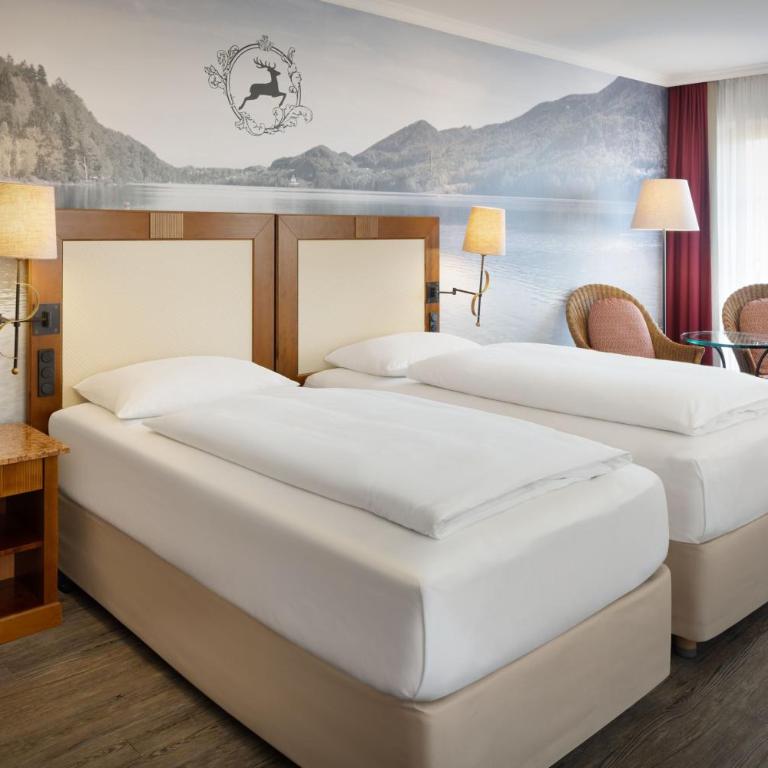 Arabella Jagdhof Resort am Fuschlsee, a Tribute Portfolio Hotel - Grand Deluxe Zweibettzimmer mit 2 Einzelbetten und Gartenblick - 2