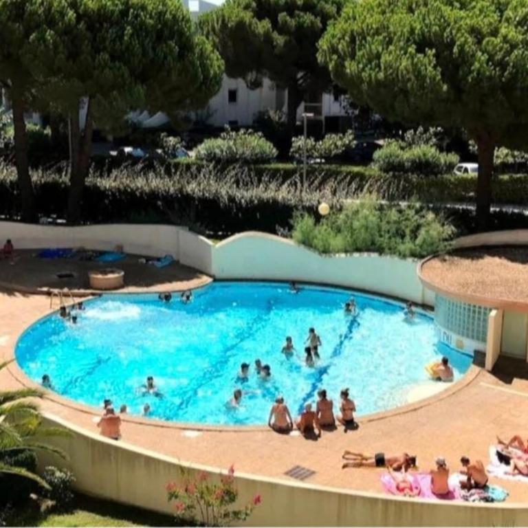 Studio a la mer piscine wifi parking clim - Estudio con balcón - 3