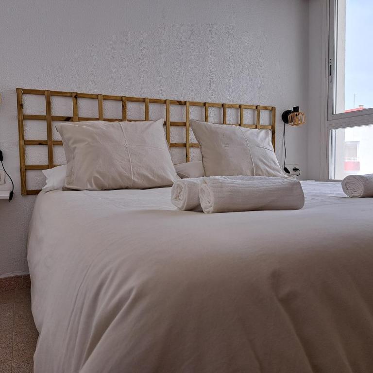 Ático primera línea de playa con vistas al Mar-Climatizado-Wifi-Parking-Solo familias - Apartamento de 3 dormitorios - 14
