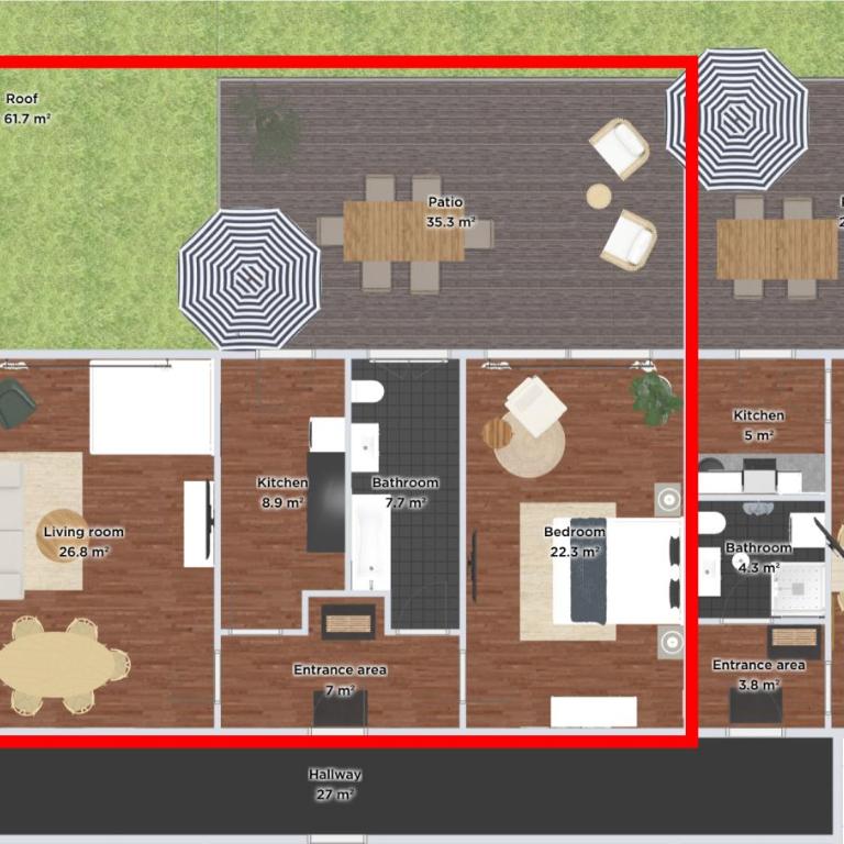 Global Living - Design Apartments I Terrace I Kitchen I Smart-TV I Parking space I München - Appartement 2 Chambres - 3