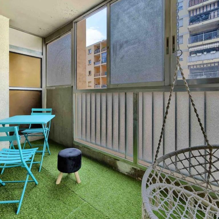 1 min to beach bedroom flat with 2 AC and parking in summer - Appartement 3 Chambres - 3