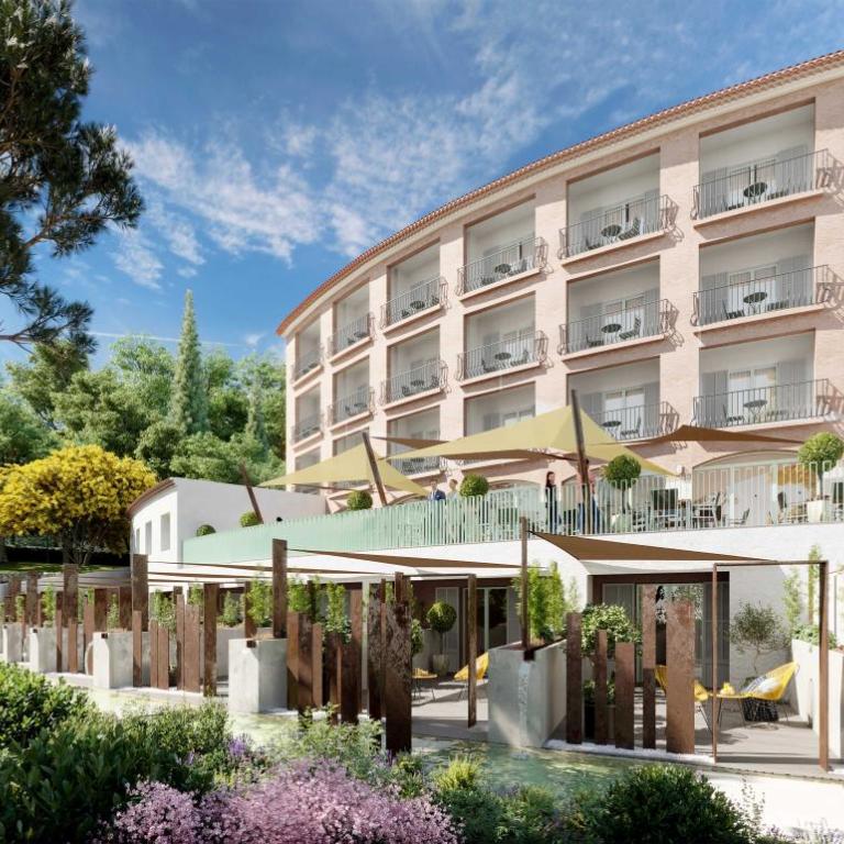 Hôtel du Parc Cavalaire sur Mer - Chambre Confort avec Terrasse Sud - 2