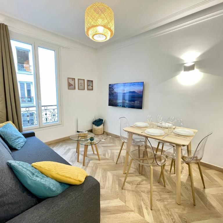 PARIS-ALESIA Super appartement 2 pièces de 39m2 - très cosy pour 1 - 5 personnes totalement refait à NEUF -ENTIRE APARTMENT LUXURIOUS AND WARM -PARIS ALESIA 14ème - Proche Aéroport Paris-Orly - Parc des Expositions Porte de Versailles FREE WIFI GRATUIT - One-Bedroom Apartment - 6