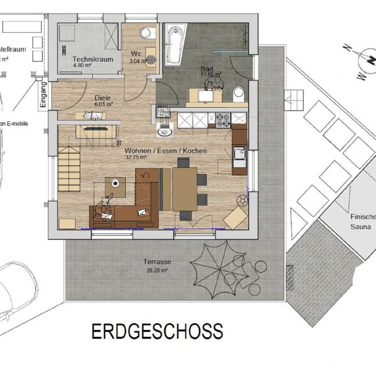 Alpenchalet Allgäu - Haus mit 2 Schlafzimmern - 52