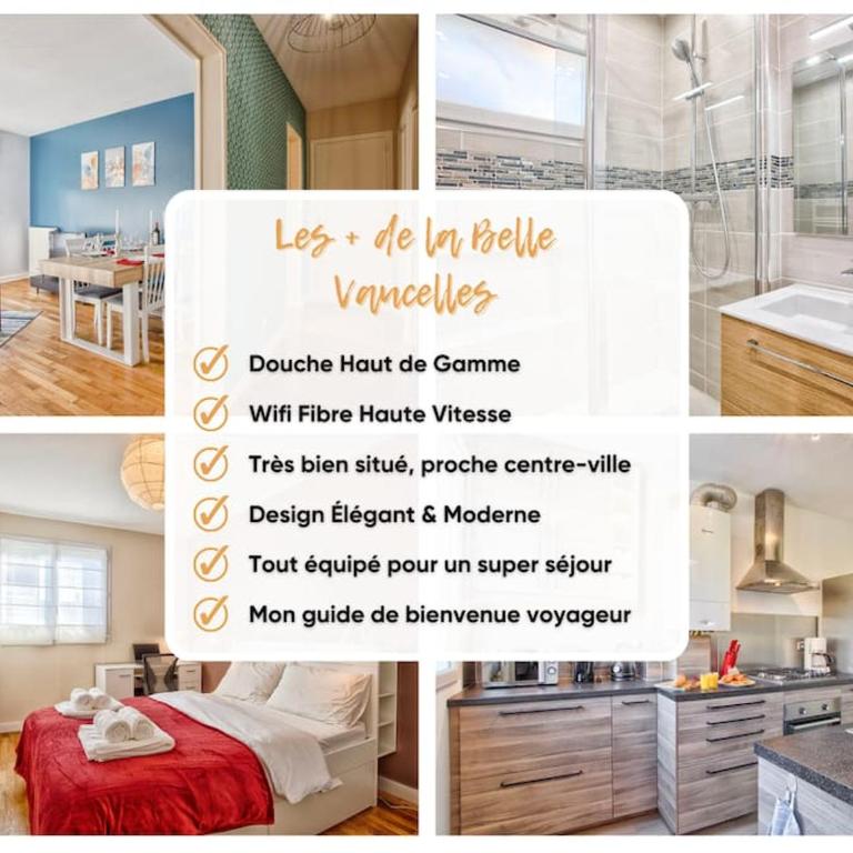 Belle Vaucelles • rénové et design • parking, wifi - Appartement 2 Chambres - 3