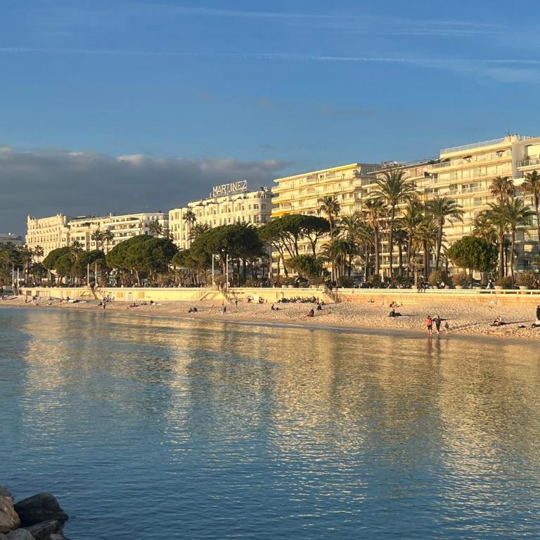 Chic 47m2, calme a 280m Croisette et plage - Apartment mit 1 Schlafzimmer - 75