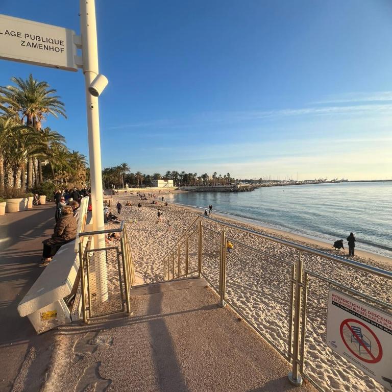 Chic 47m2, calme a 280m Croisette et plage - Apartment mit 1 Schlafzimmer - 76