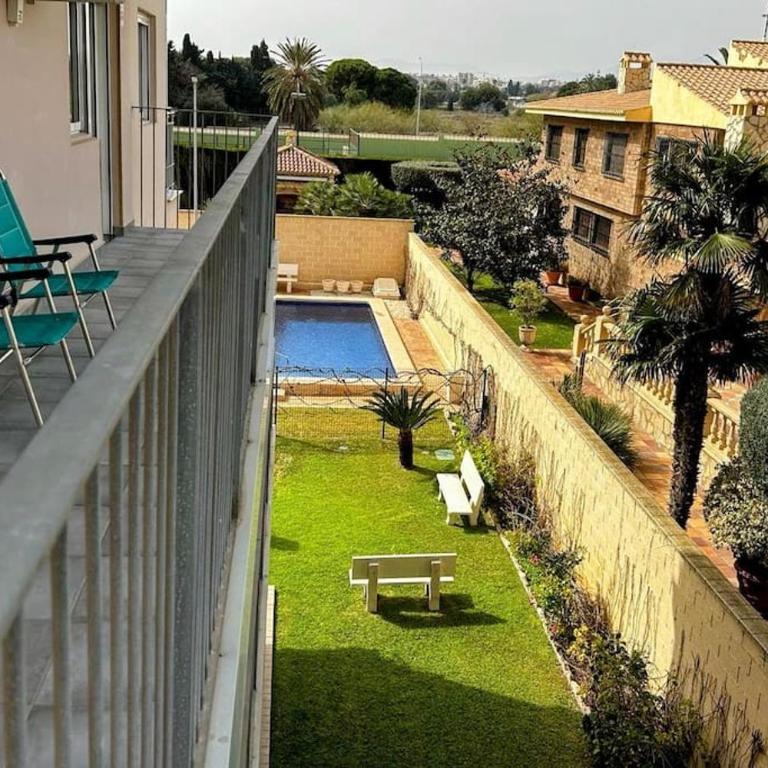 Apartamento playa Muchavista de 3 hab y piscina - Apartamento con terraza - 20