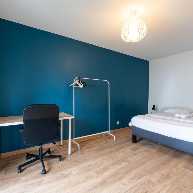T3 Grenoble, tout confort, balcon, wifi - Appartement 2 Chambres - 12