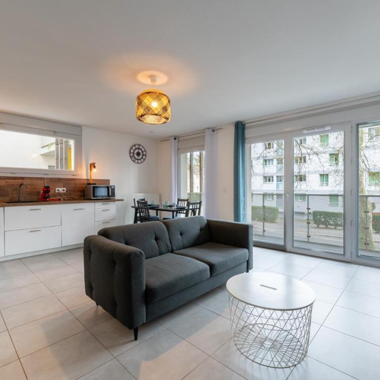 T3 Grenoble, tout confort, balcon, wifi - Appartement 2 Chambres - 1