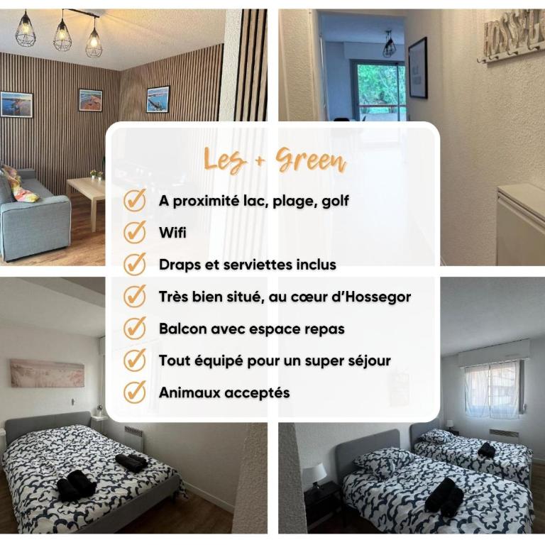 Le Green des Halles Hossegor *T3*Parking*Clim - Apartamento de 2 dormitorios - 1