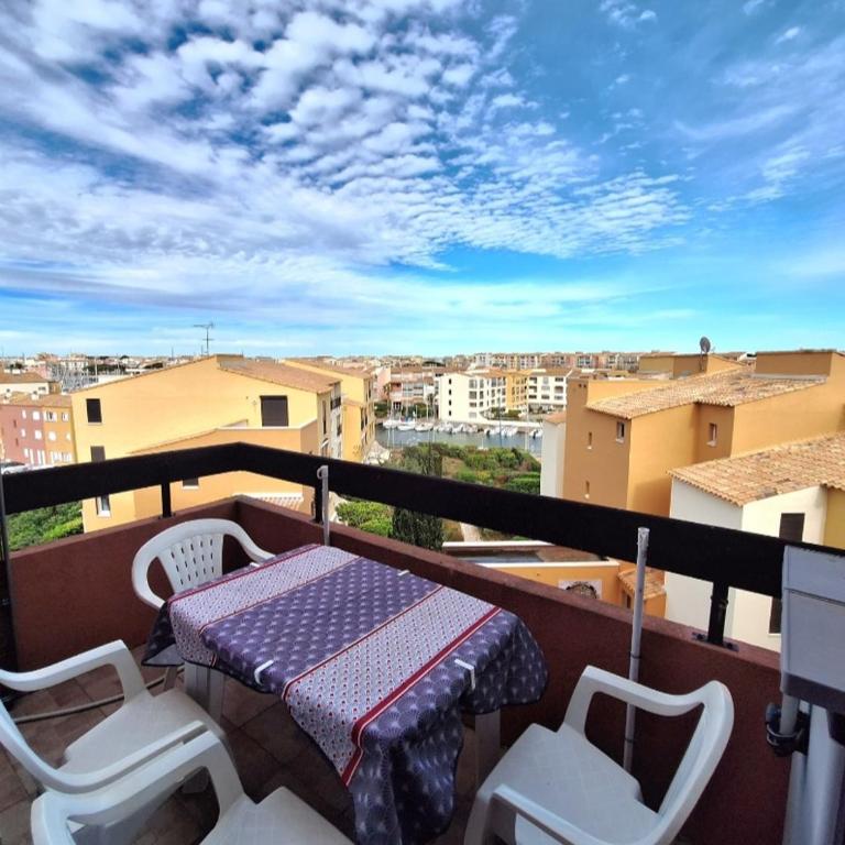 Cap d'Agde - Studio lumineux 2 - 4 personnes Terrasse avec vue - Studio-Apartment - 33