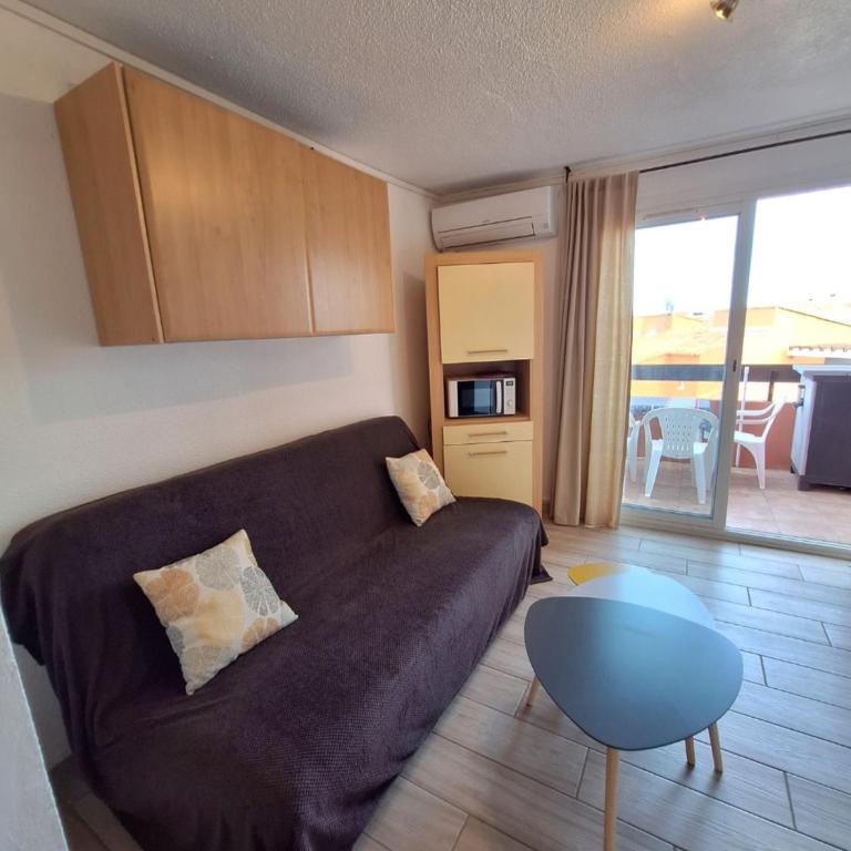 Cap d'Agde - Studio lumineux 2 - 4 personnes Terrasse avec vue - Studio-Apartment - 48