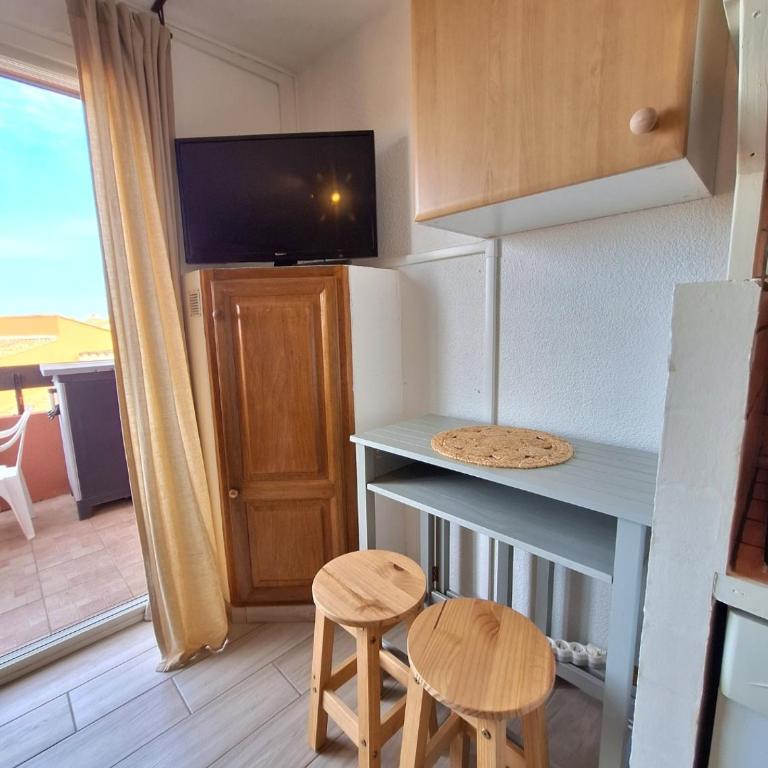 Cap d'Agde - Studio lumineux 2 - 4 personnes Terrasse avec vue - Studio-Apartment - 24