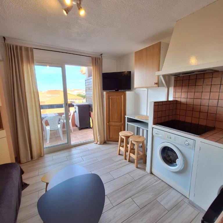 Cap d'Agde - Studio lumineux 2 - 4 personnes Terrasse avec vue - Studio-Apartment - 3