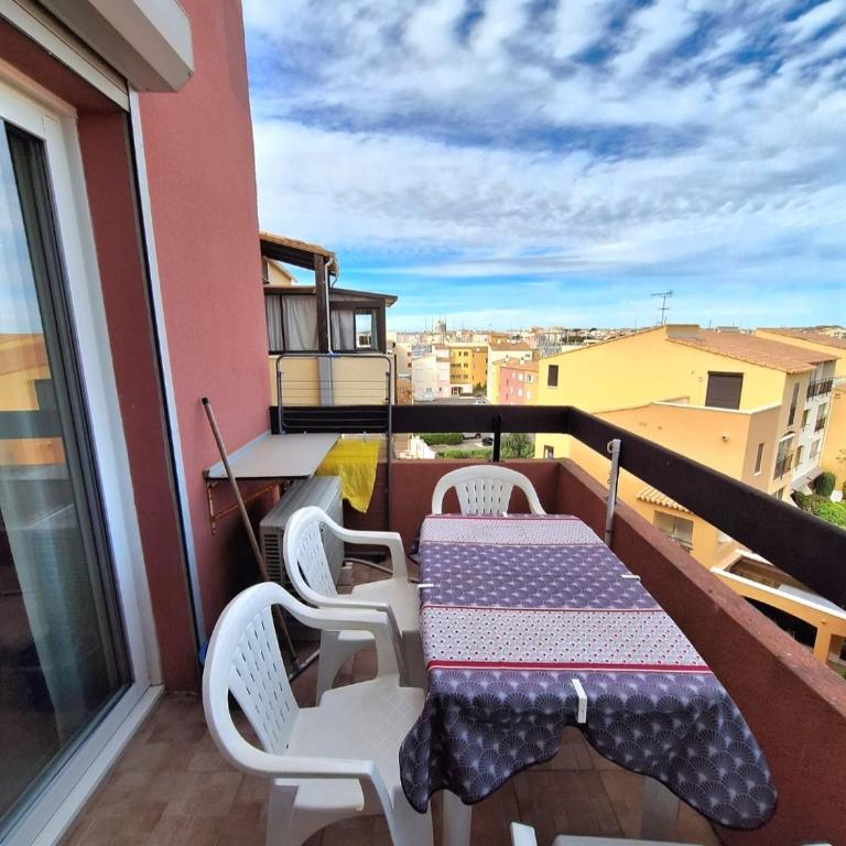 Cap d'Agde - Studio lumineux 2 - 4 personnes Terrasse avec vue - Studio-Apartment - 16