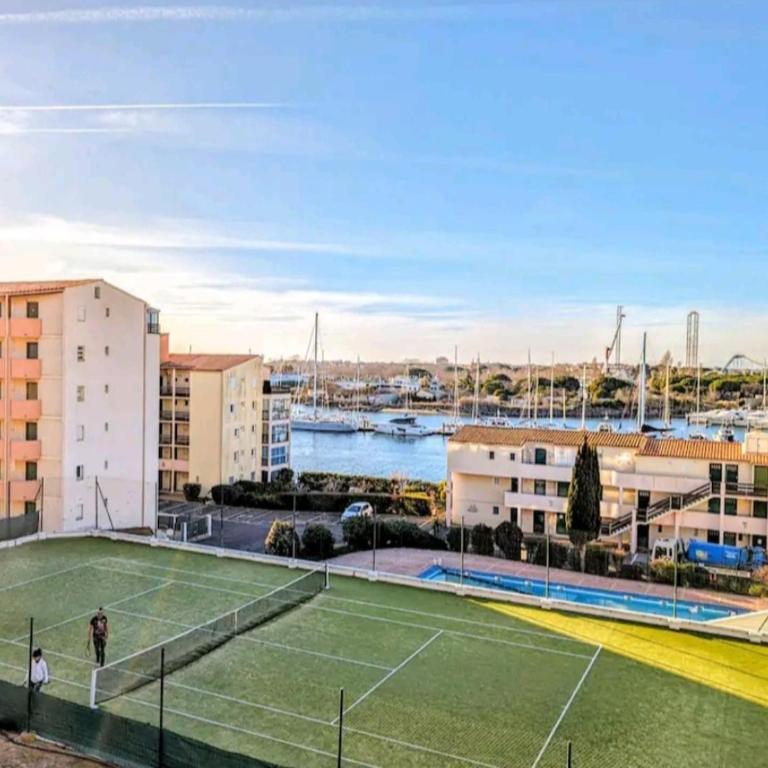 Cap d'Agde - Studio lumineux 2 - 4 personnes Terrasse avec vue - Studio-Apartment - 42