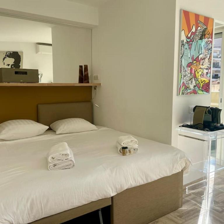 L'Olivier - Croisette Martinez, Studio sur cour, plage 1 min - Apartamento de 1 dormitorio - 1