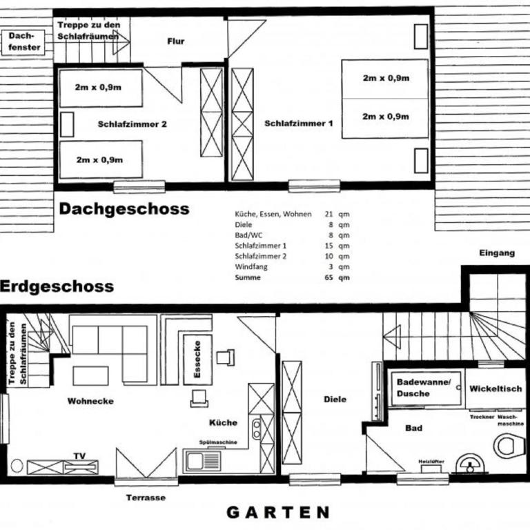 Ferienwohnung am Kneipp-Park - Appartamento con 2 Camere da Letto - 18