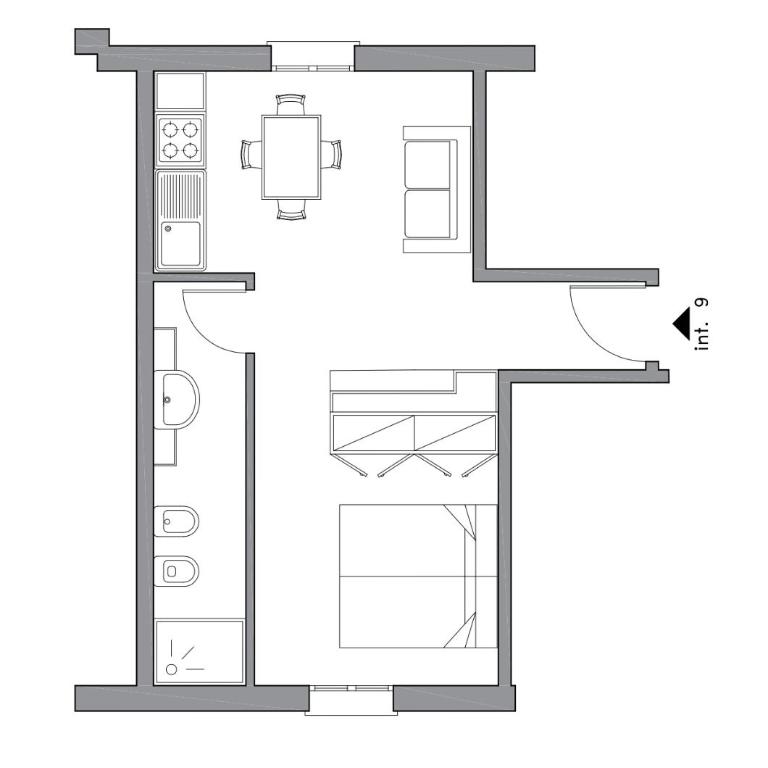 Int 9 - Appartamento Sasan by Residence San Luca - One-Bedroom Apartment - 11