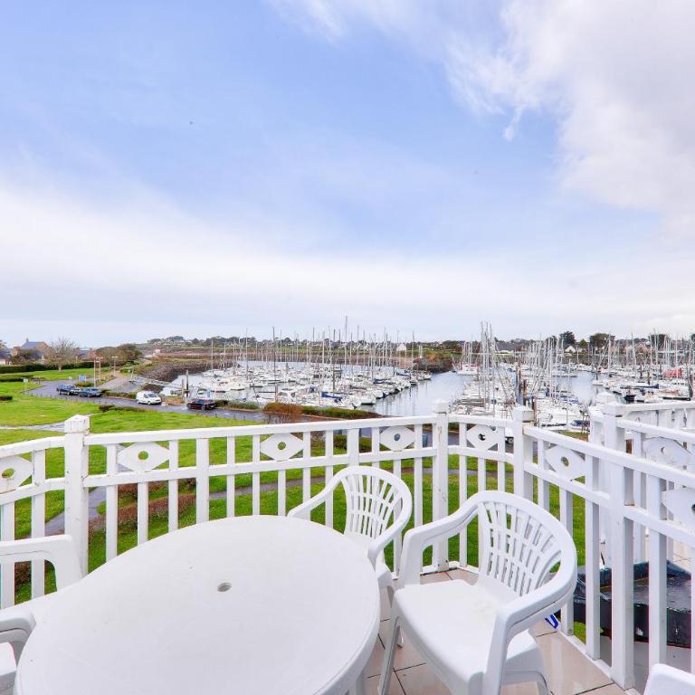 Détente et vue sur le port à Arzon - Appartement - 2