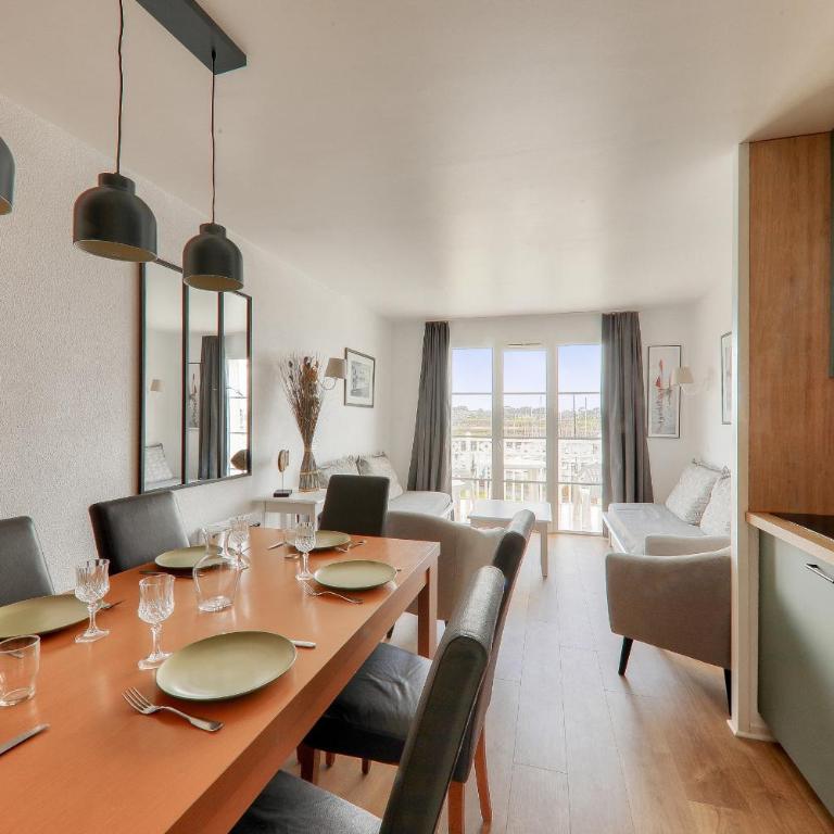 Détente et vue sur le port à Arzon - Appartement - 3