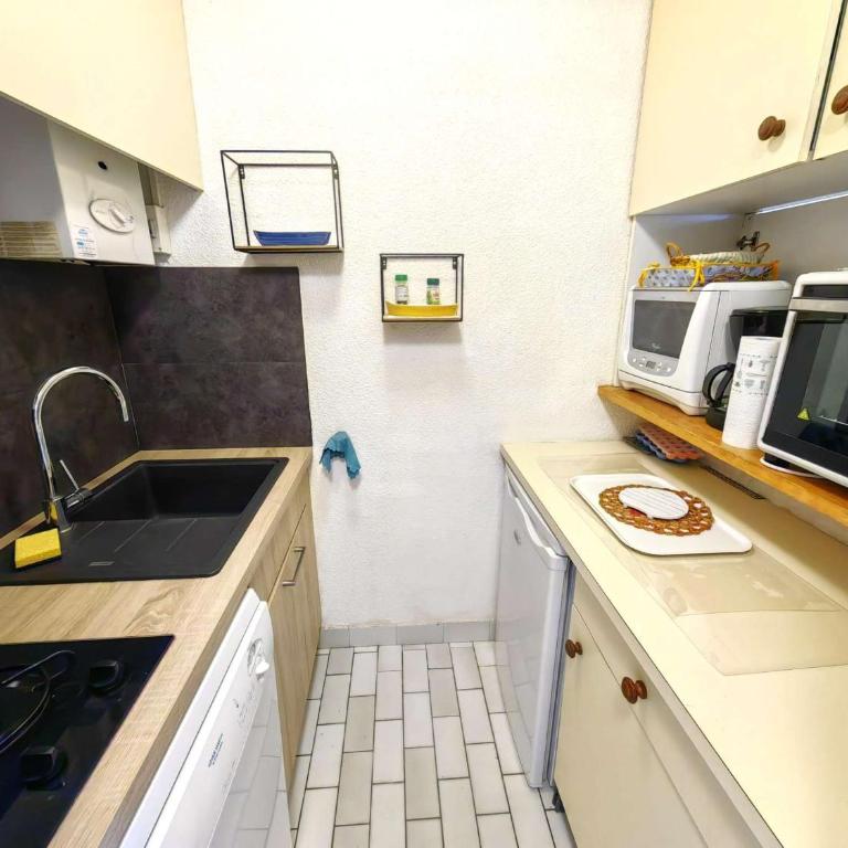 Studio alcôve rez de jardin proche Aqualand pour 5 pers - FR-1-607-34 - Studio - 17