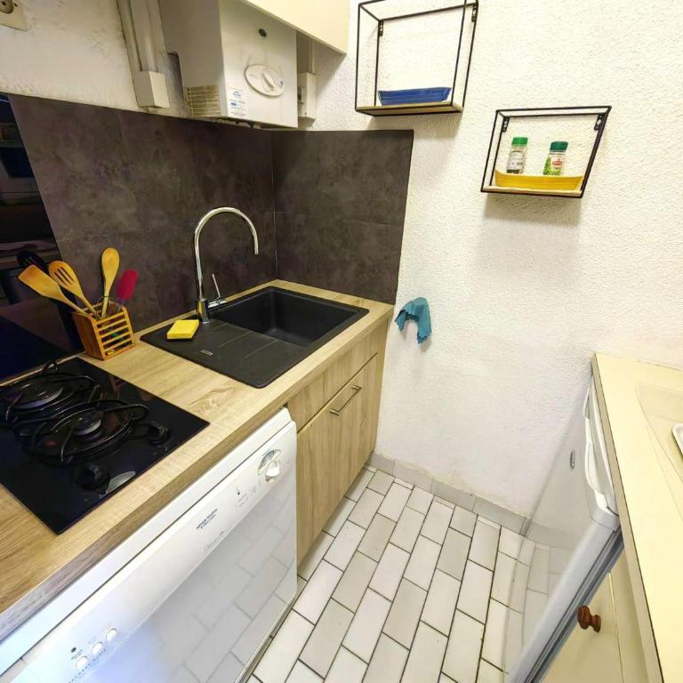 Studio alcôve rez de jardin proche Aqualand pour 5 pers - FR-1-607-34 - Studio - 18