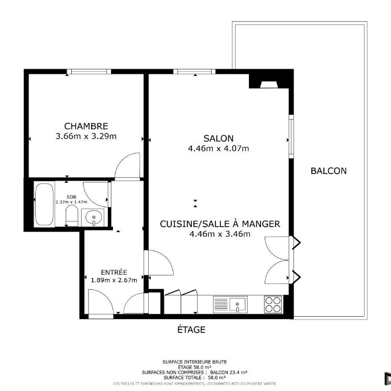 Magnifique appartement au coeur des 4 Vallées - Appartamento con 1 Camera da Letto - 31
