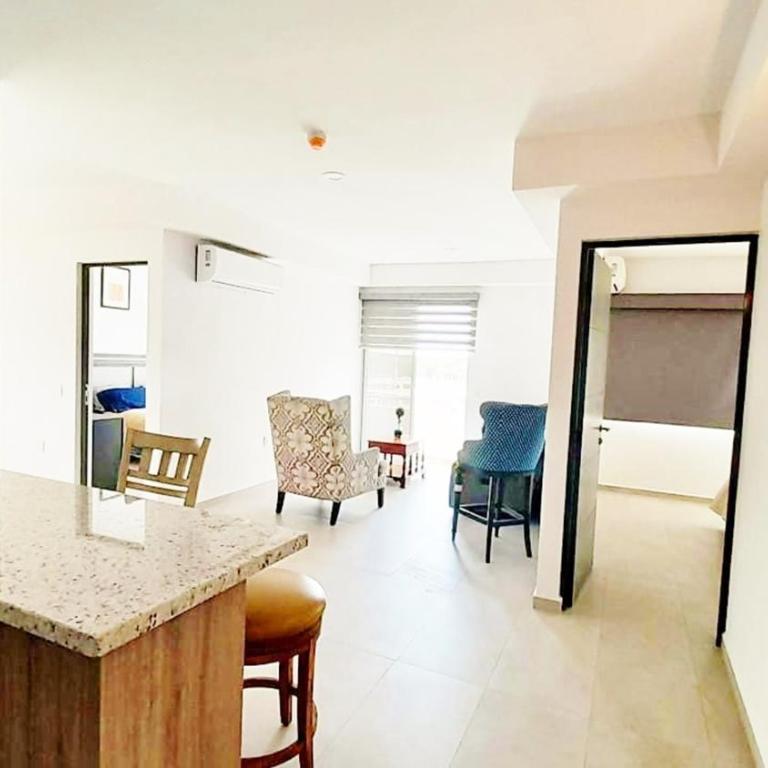 Depto de Lujo Familiar Bluu Lagoon - Two-Bedroom Apartment - 4