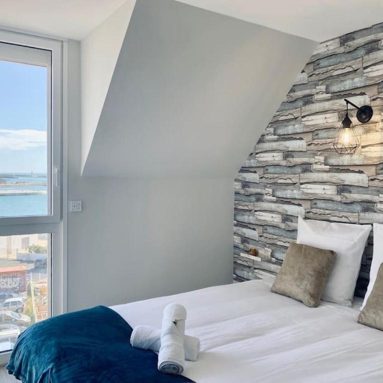 Panoramic - Magnifique T3, Climatisé avec Parking - Apartment mit Meerblick - 13