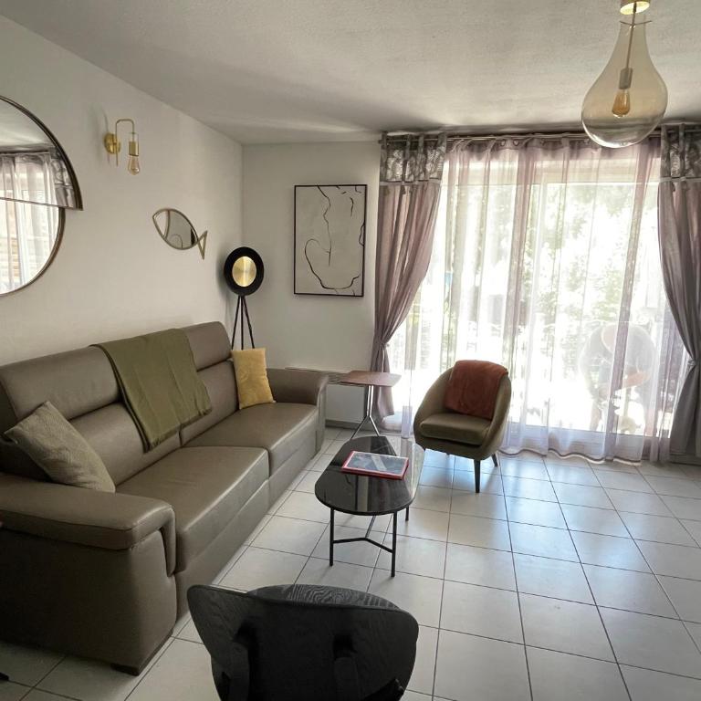 2 Pièces 45m2, Calme, Confort, Mer à 200m, Jardin, Terrasse, Piscine - Appartamento con Vista Giardino - 16