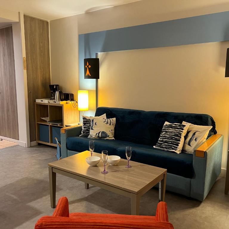 DANS LES BRAS DE NEPTUNE - Plage de TRESTRAOU - Piscine - 4 à 5 personnes - Appartamento con 1 Camera da Letto - 1