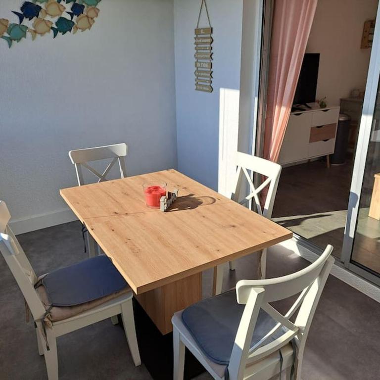 Les terrasses de la plage 255, T3 bien équipé, wifi, parking - Room #1184334502 - 12