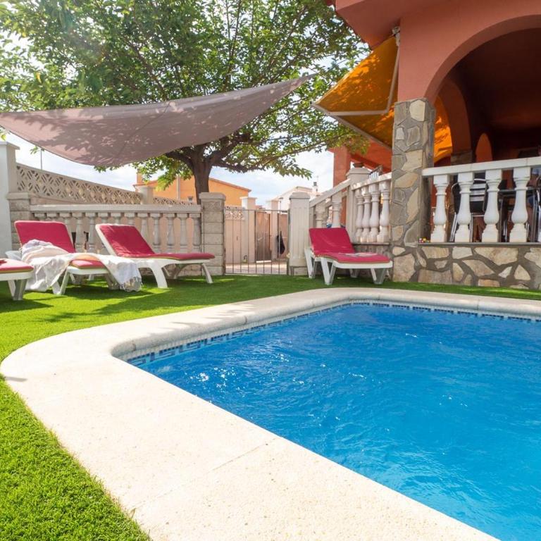 Casa Familiar a 250m Playa, Piscina Privada, Aire Acond., WiFi - ES-325-21 - Villa - 3