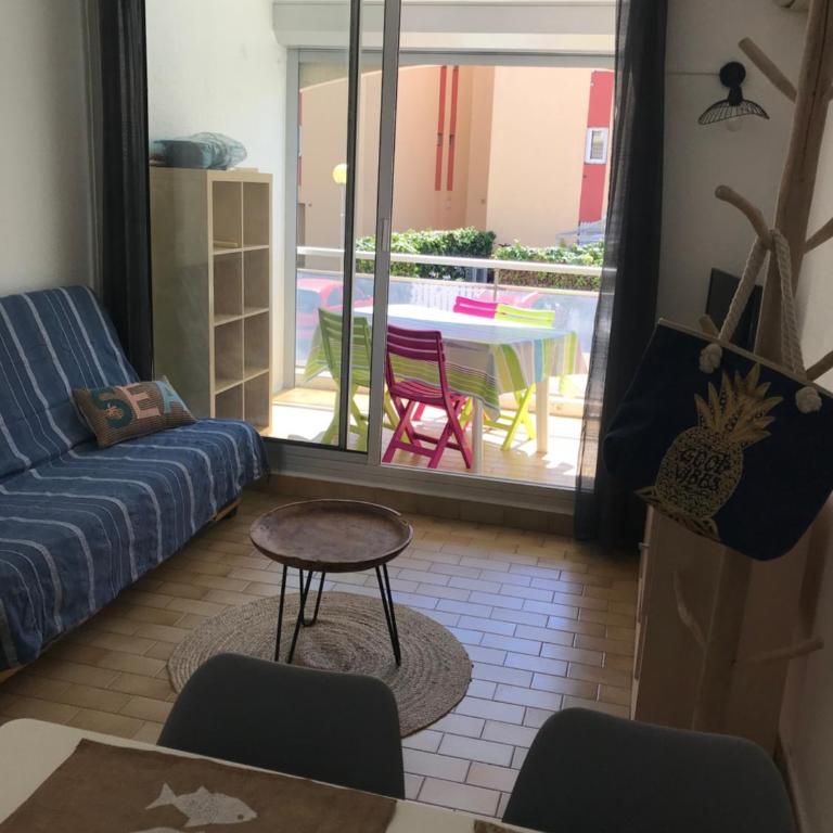 Le Mistral - Studio cabine terrasse à Palavas - Appartement 1 Chambre - 3