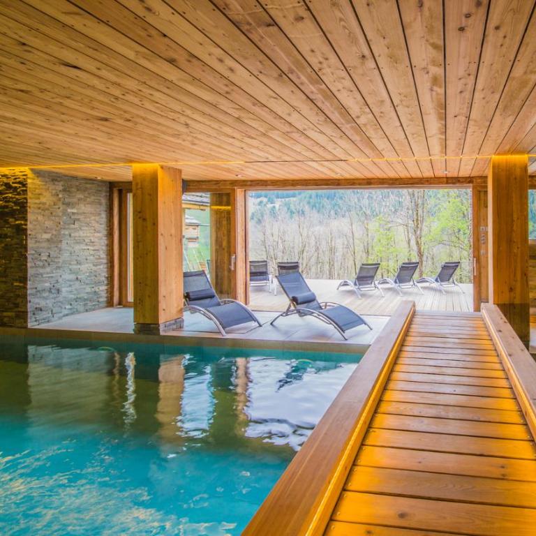 Savoielac - La Clusaz- Piscine intérieure : Chalet Viking - Casa Vacanze - 26