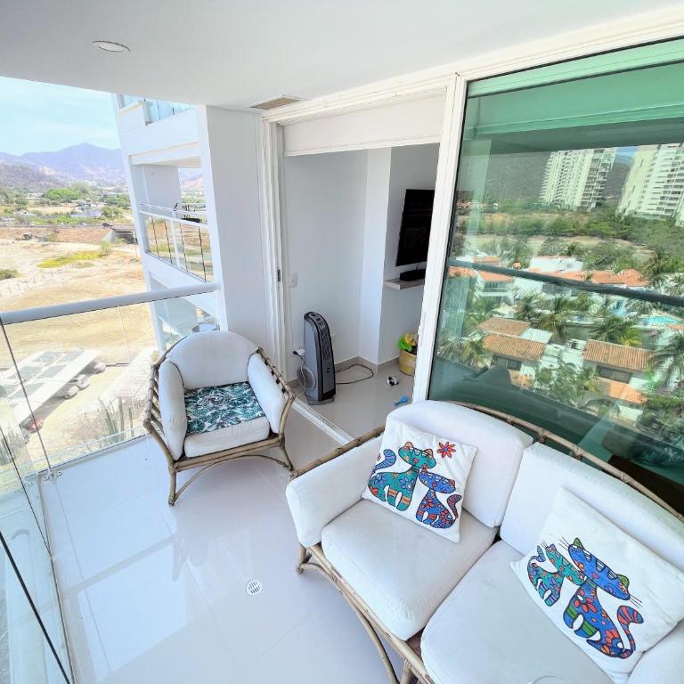 Apartamento con vista al mar en Santa Marta - Apartamento de 2 dormitorios - 6