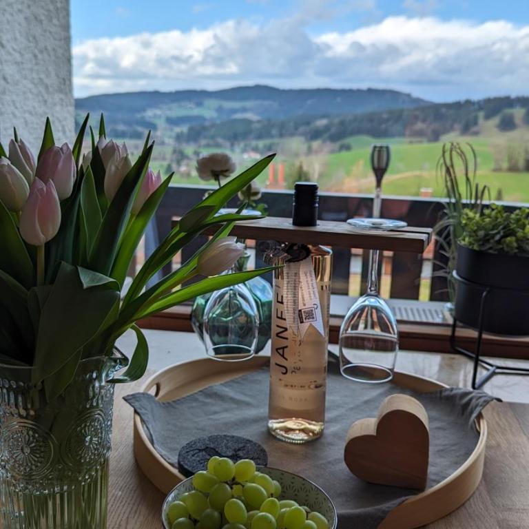 Alpenflair im Ferienpark Oberallgäu- Pool- Sauna- Bikepark- Skilift- Loipe- Wanderwege- stilvoll und kinderfreundlich - One-Bedroom Apartment - 1